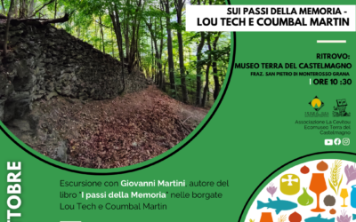 Doppio appuntamento all’Ecomuseo Terra del Castelmagno con “I passi della memoria” di Giovanni Martini